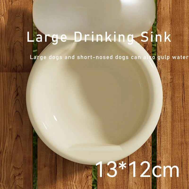 Portable 500ml Pet Water Bottle – Foldable Travel Bowl for Dogs & Cats