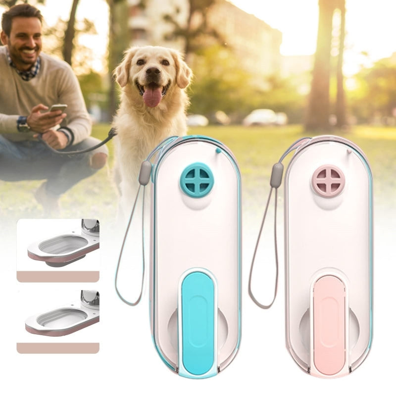ortable Foldable Dog Water Bottle – Leak-Resistant Travel Dispenser