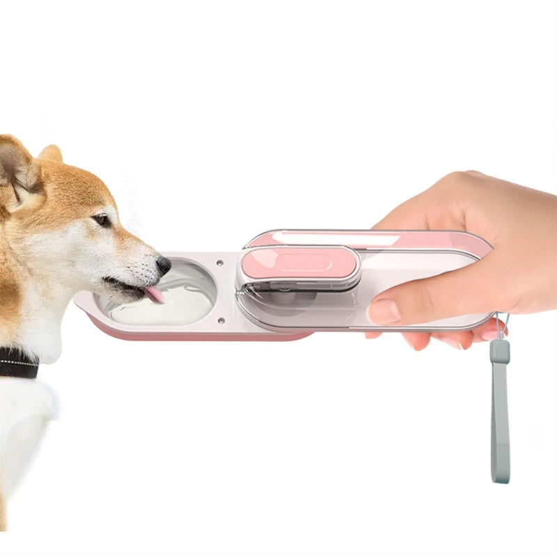 ortable Foldable Dog Water Bottle – Leak-Resistant Travel Dispenser